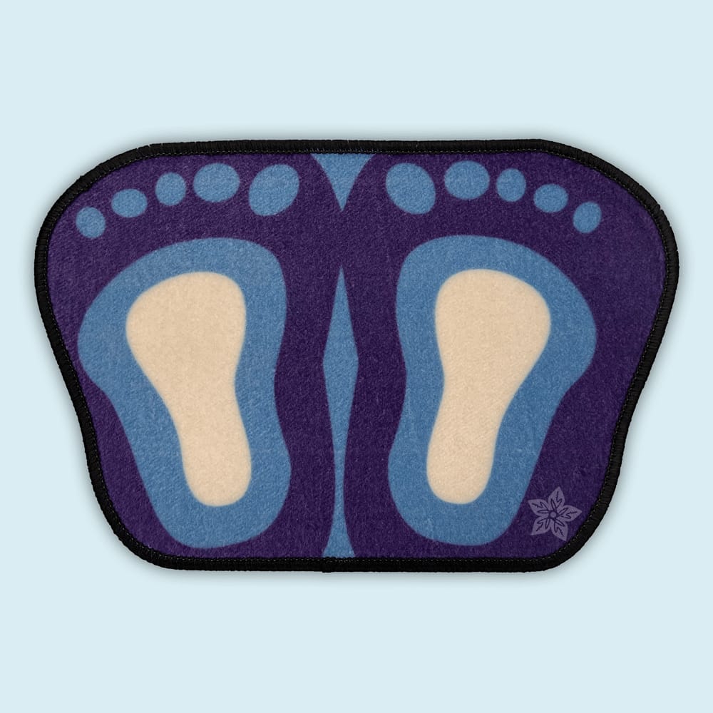 GripStep Anti-Slip Door Mat foot design (40 × 60 cm)