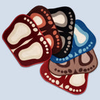 GripStep Anti-Slip Door Mat foot design (40 × 60 cm)