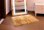 SELFI MIRROR MAT - Premium Faux Sheepskin Fur Rug – Soft Fluffy Floor Mat