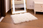 SELFI MIRROR MAT - Premium Faux Sheepskin Fur Rug – Soft Fluffy Floor Mat