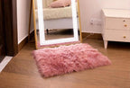 SELFI MIRROR MAT - Premium Faux Sheepskin Fur Rug – Soft Fluffy Floor Mat