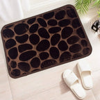 Anti-Slip Pebble Stone Bath Mat – Super Absorbent Memory Foam Floor Rug