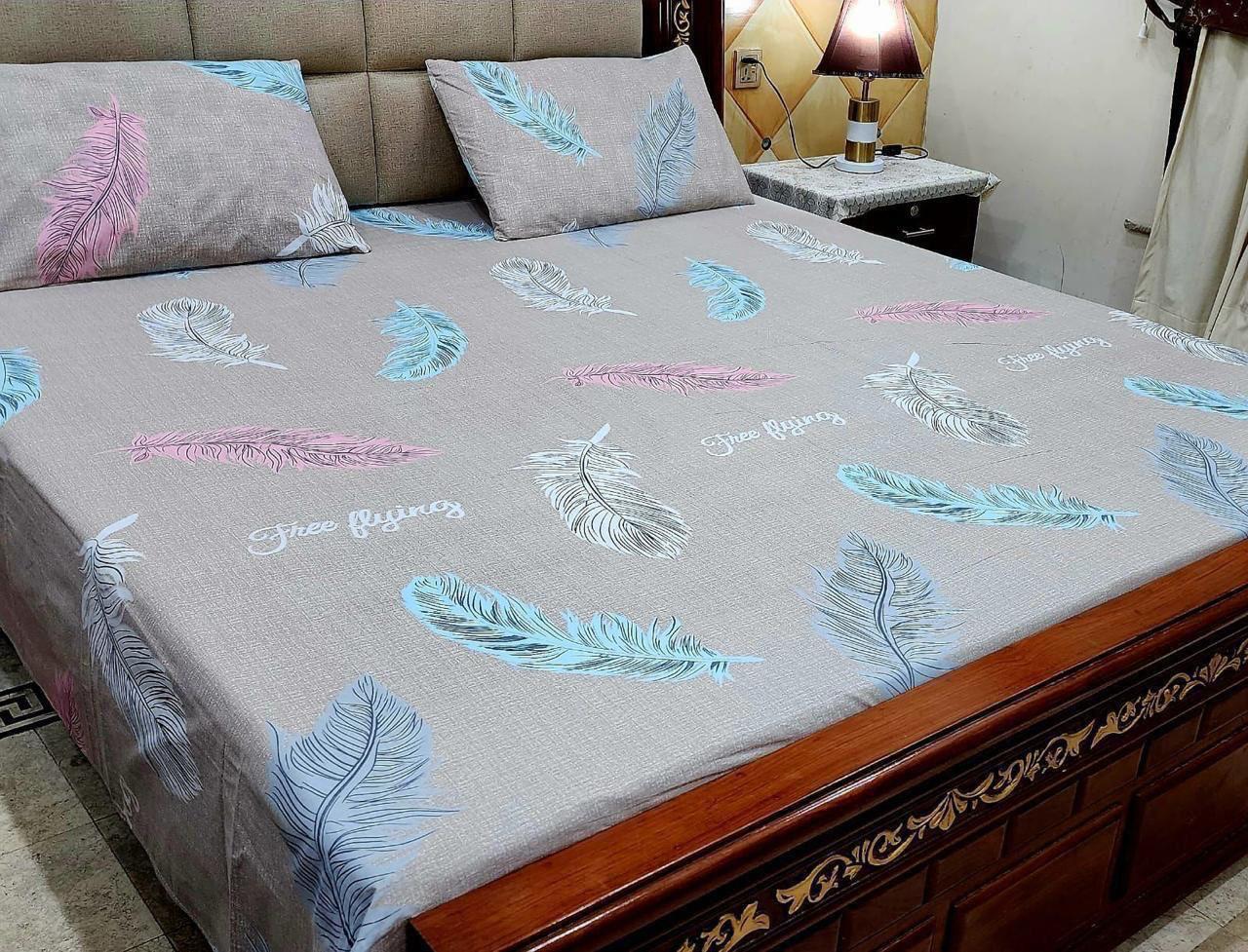 3 PCS PURE COTTON BEDSHEET