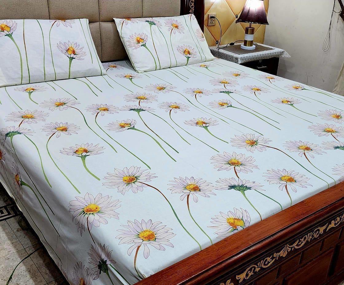 3 PCS PURE COTTON BEDSHEET