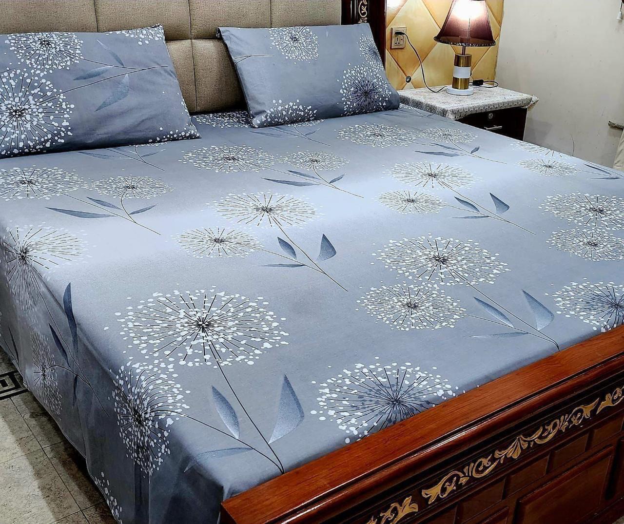 3 PCS PURE COTTON BEDSHEET