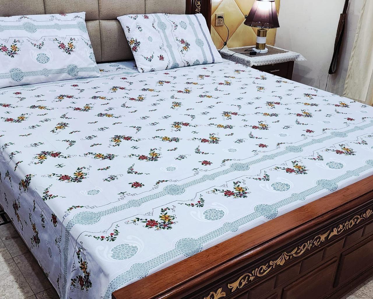 3 PCS PURE COTTON BEDSHEET