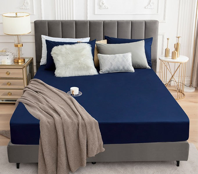 Premium king size waterproof mattress protector with 10 inch deep pocket