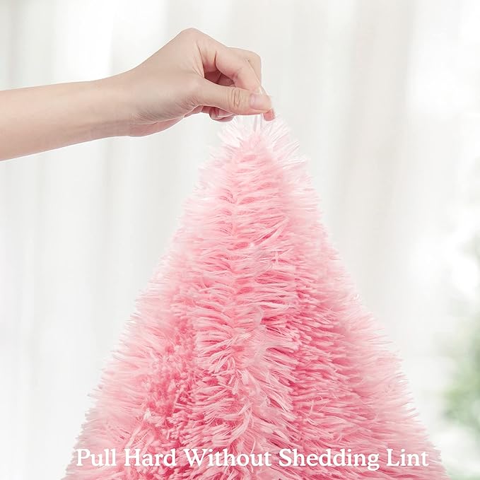 2 pcs set Decorative Throw Pillows Covers With Long Fur