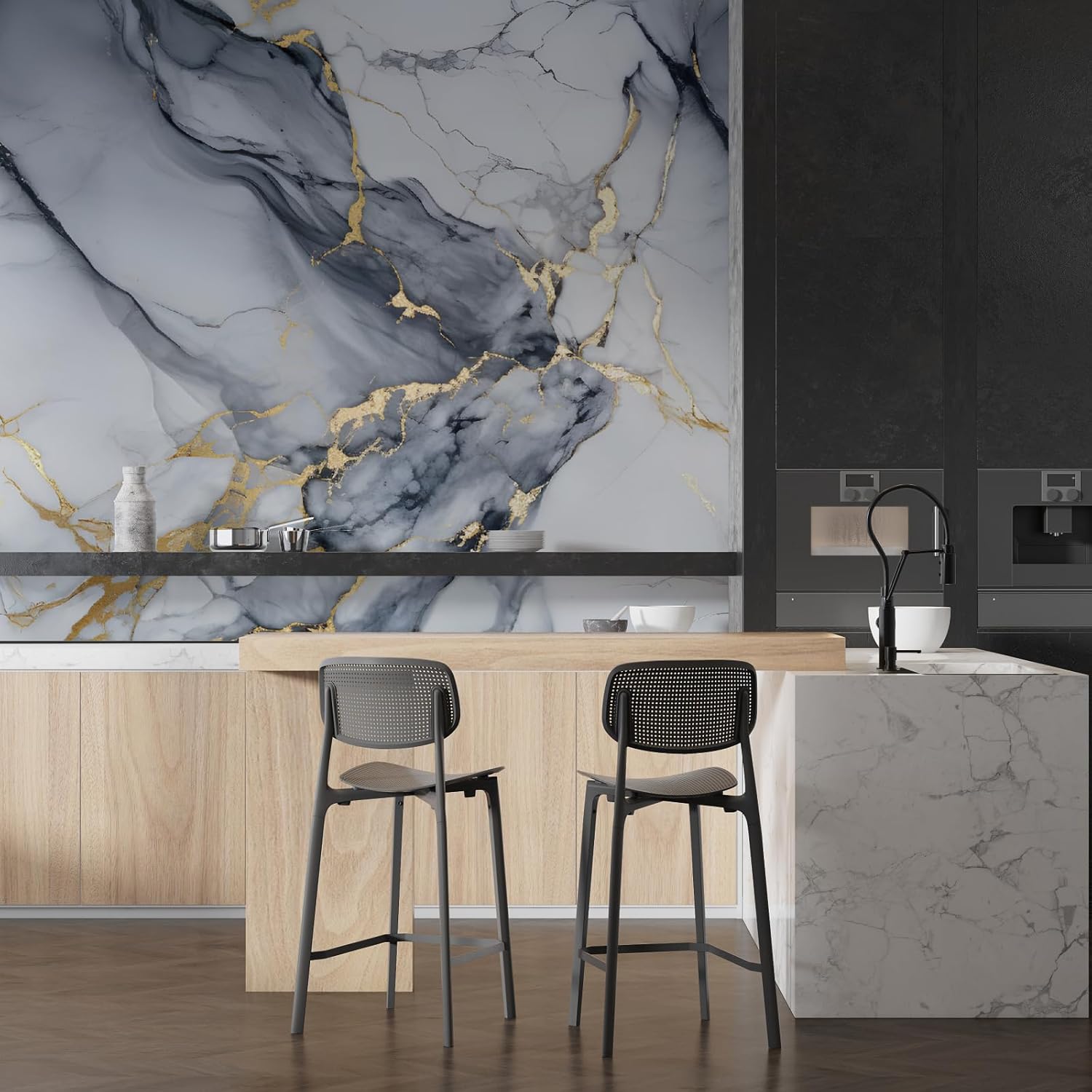 Marble Sticker Sheet Roll