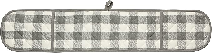 Extra Long Double Oven Gloves – Heat Resistant Quilted Cotton Kitchen Mitts for Baking, Cooking & BBQ