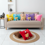 Soft Plush Teddy Baby Pillow Cushion Cover – 10×16 Inches | Cute Kids Room Décor Pillow