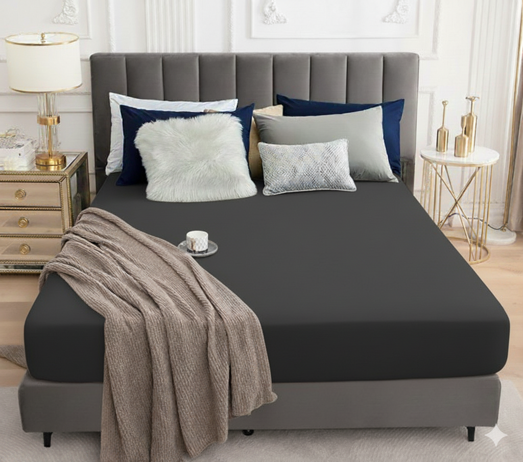 Premium king size waterproof mattress protector with 10 inch deep pocket