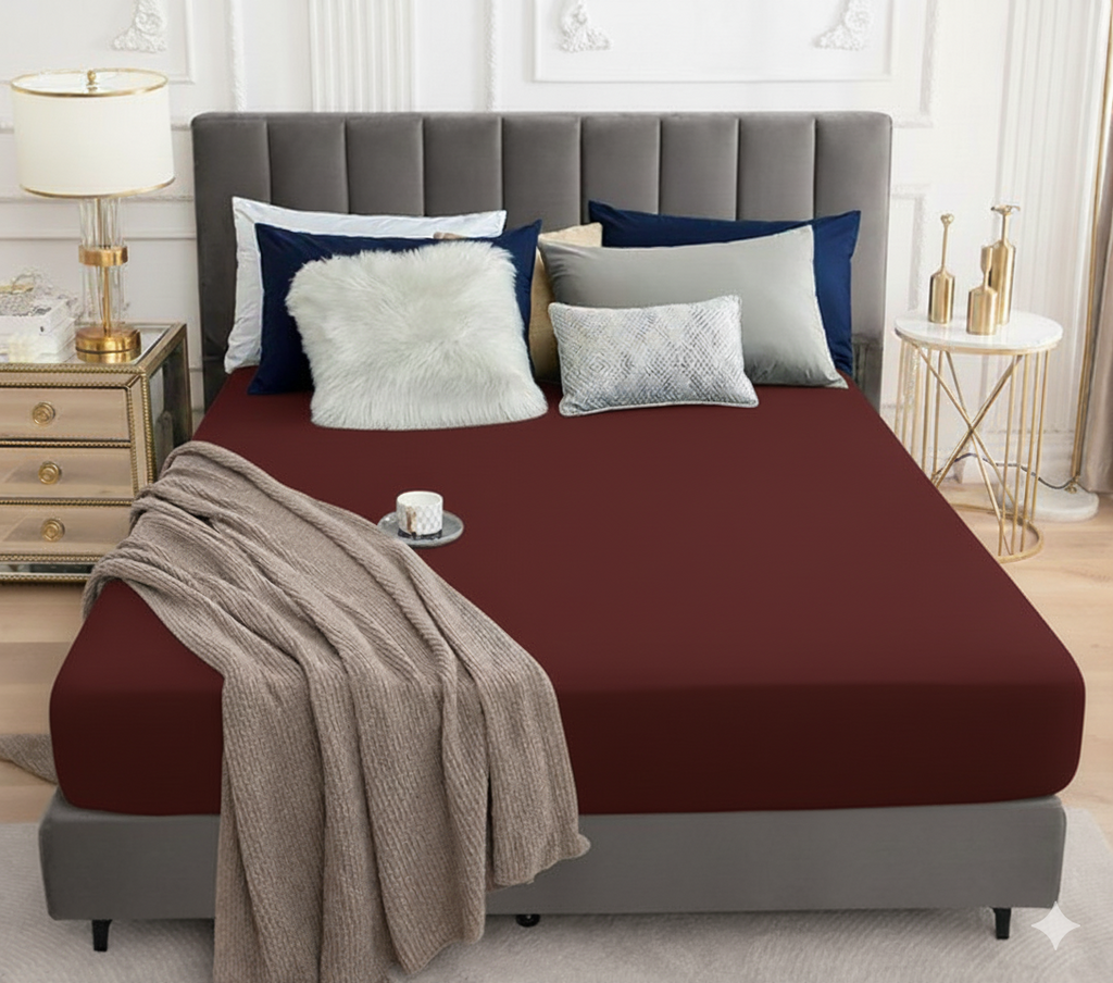 Premium king size waterproof mattress protector with 10 inch deep pocket