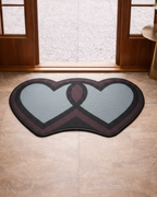 Twin Heart Welcome Mat