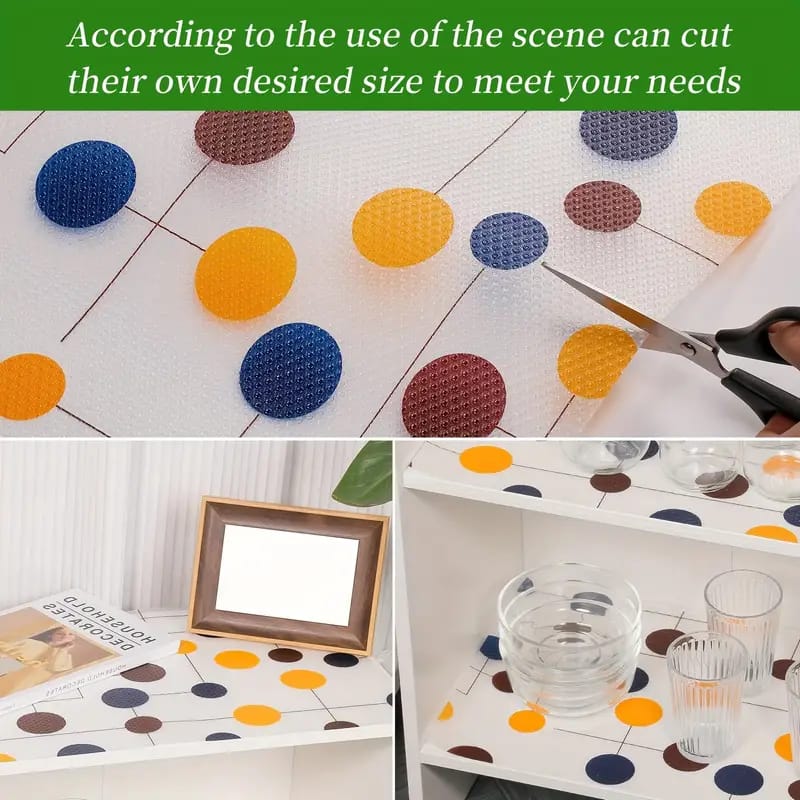 Kitchen Mat EVA Food Grade Multipurpose Washable Anti Slip Mat/Sheet for Fridge, Shelf Liners for Kitchen Shelves, Table, Kitchen Drawer mat - 200 x 45 cm