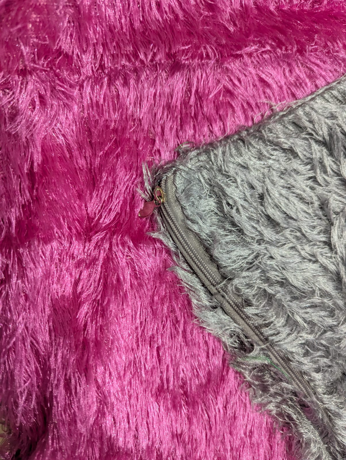 2 Pcs Set Luxury Fluffy Faux Fur Cushion Covers for Sofa & Home Decor