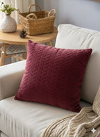 2 pcs set Soft Velvet Textured Cushion Cover – Premium Decorative Throw Pillow for Sofa & Living Room