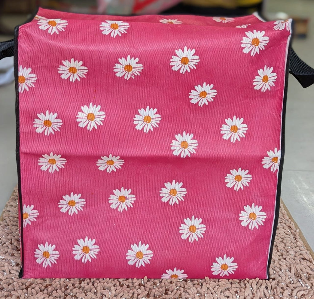 Large Non-Woven Clothes Storage Bag with Dual Zipper & Handles (120 GSM)