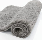 Microfibre Bath Mat, 2cm Super Thick, Super Absorbent Bathroom Rug 40x60cm