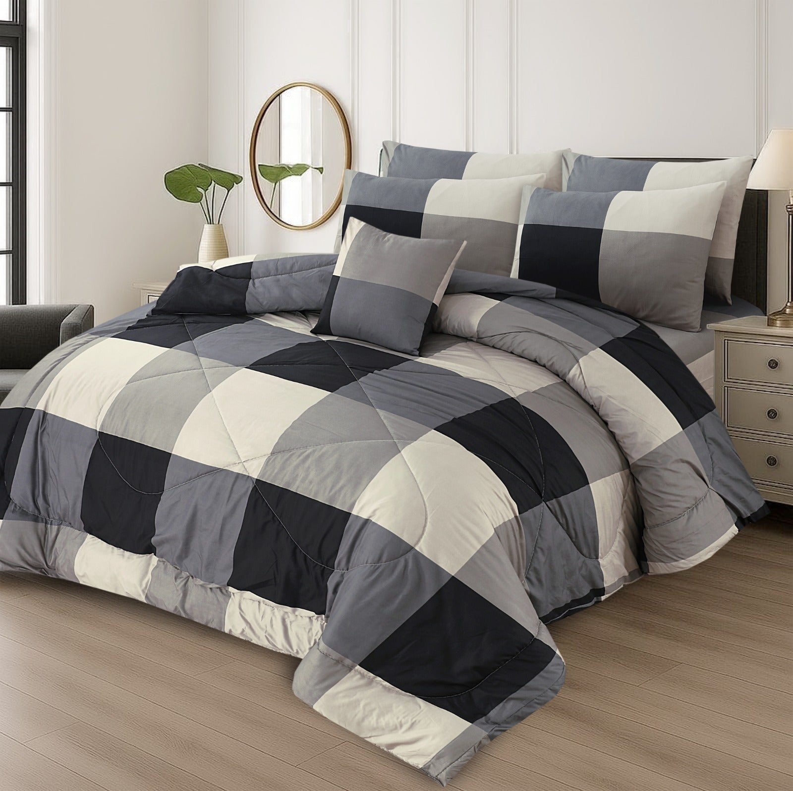 7 PCS COMFORTER SET