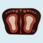 GripStep Anti-Slip Door Mat foot design (40 × 60 cm)