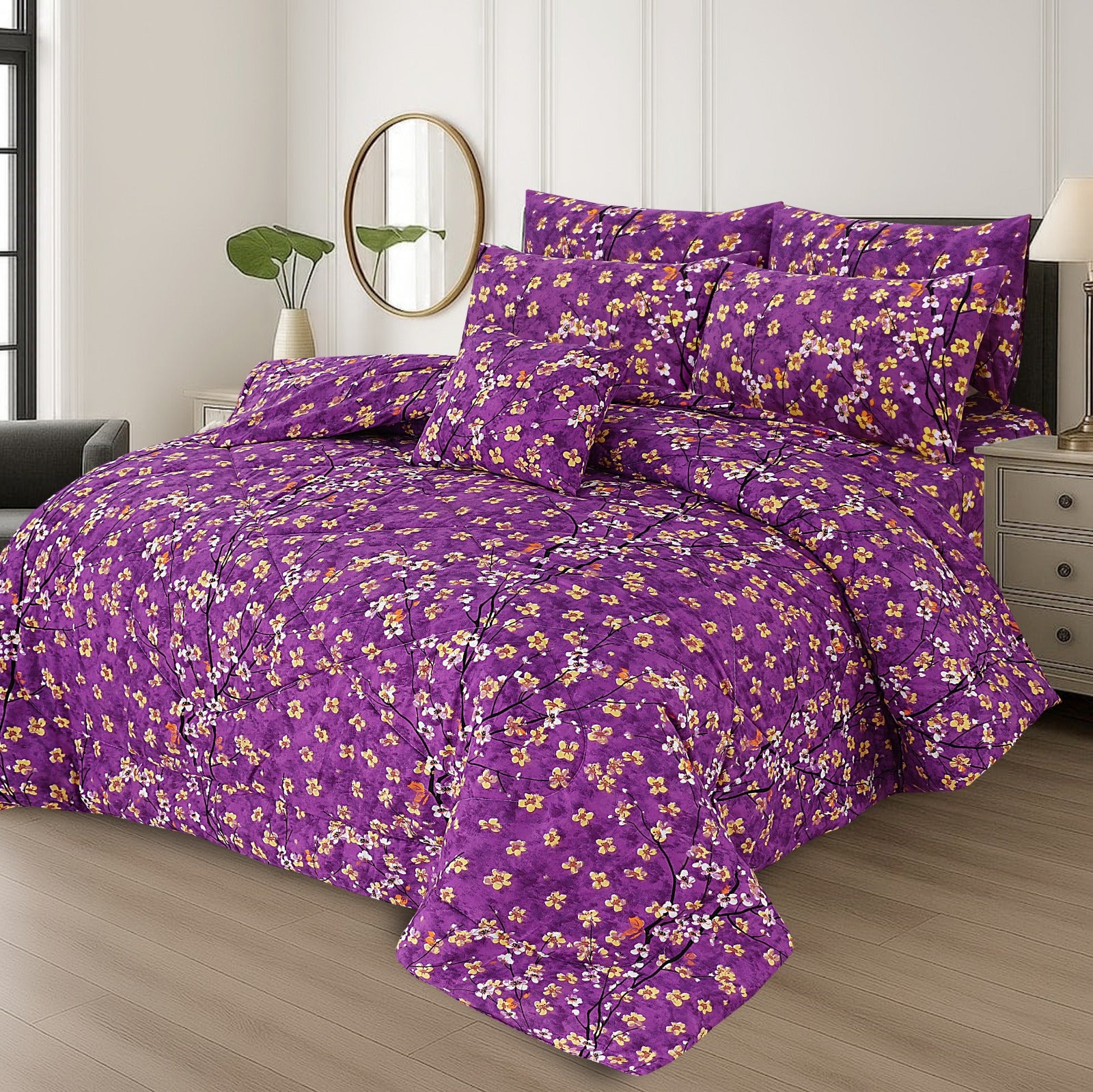 7 PCS COMFORTER SET