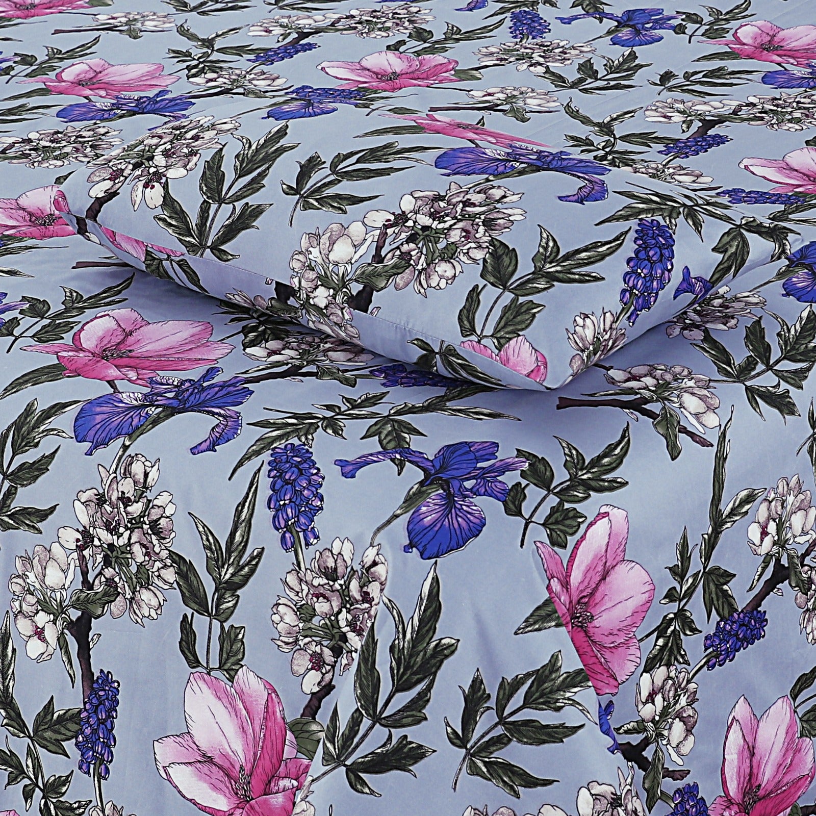 3-PCS Floral Micro Cotton Bedsheet