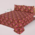3-PCS Floral Micro Cotton Bedsheet