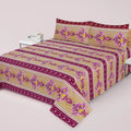 3-PCS Floral Micro Cotton Bedsheet