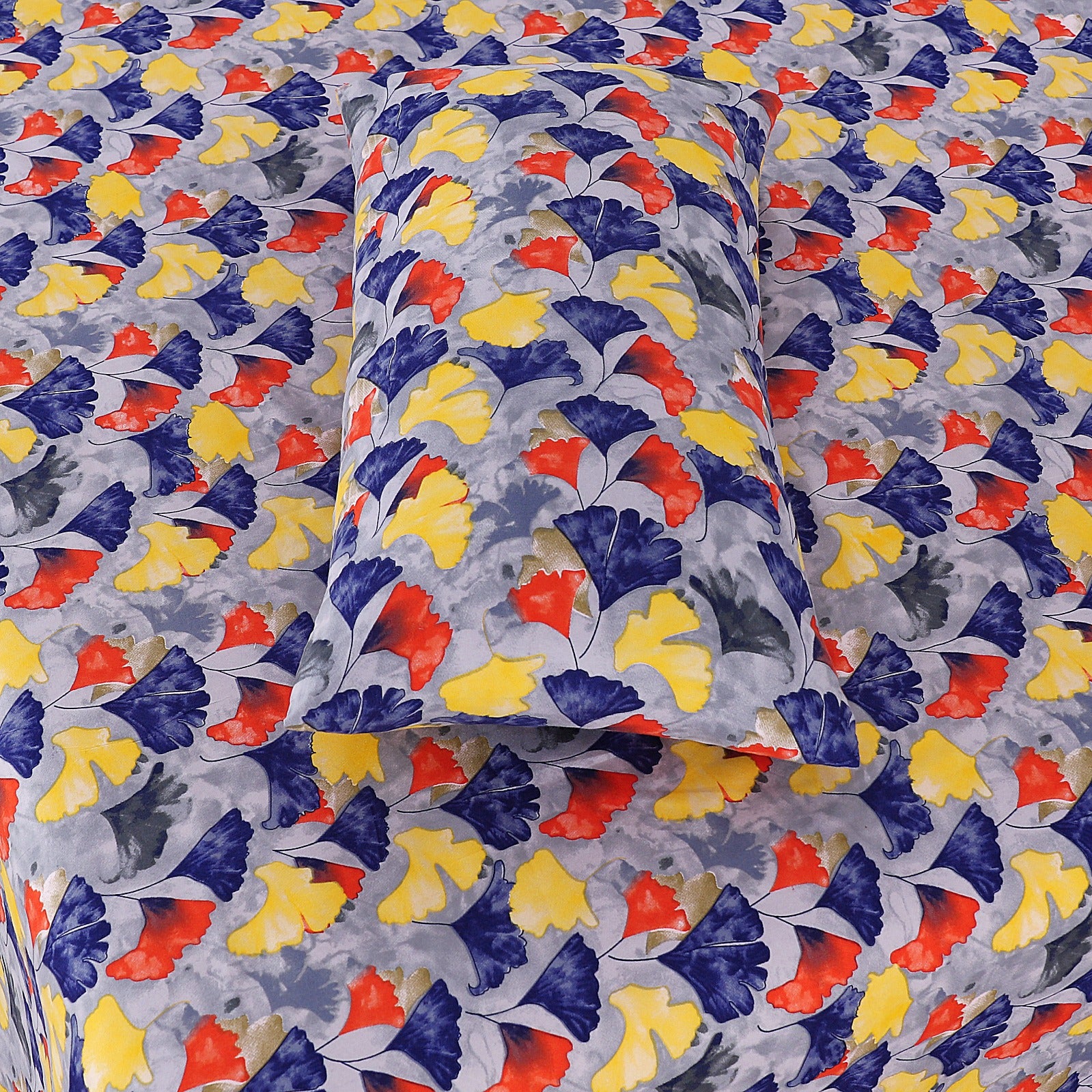 3-PCS Floral Micro Cotton Bedsheet