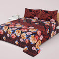 3-PCS Floral Micro Cotton Bedsheet