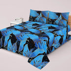 3-PCS Floral Micro Cotton Bedsheet