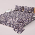 3-PCS Floral Micro Cotton Bedsheet