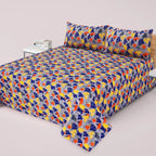 3-PCS Floral Micro Cotton Bedsheet
