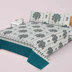 3-PCS Floral Micro Cotton Bedsheet