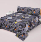 3-PCS Floral Micro Cotton Bedsheet