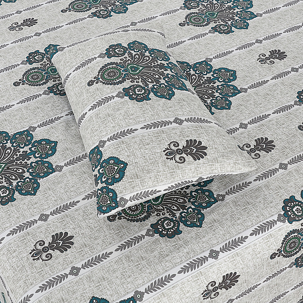 3-PCS Floral Micro Cotton Bedsheet