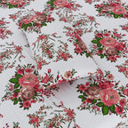 3-PCS Floral Micro Cotton Bedsheet