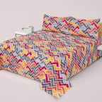 3-PCS Floral Micro Cotton Bedsheet