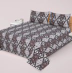 3-PCS Floral Micro Cotton Bedsheet
