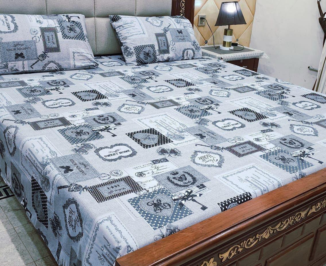 3 PCS PURE COTTON BEDSHEET