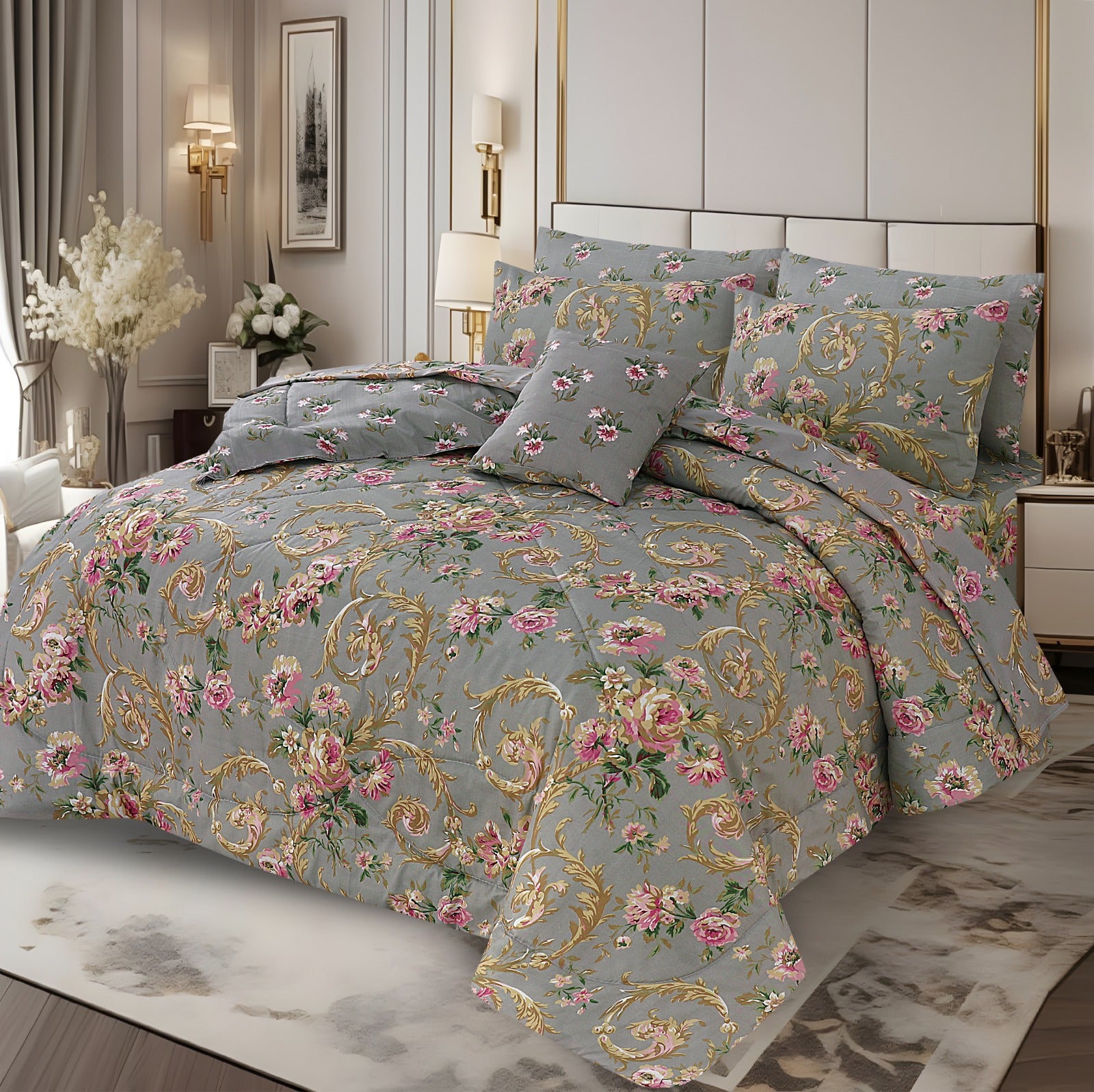 7 PCS COMFORTER SET