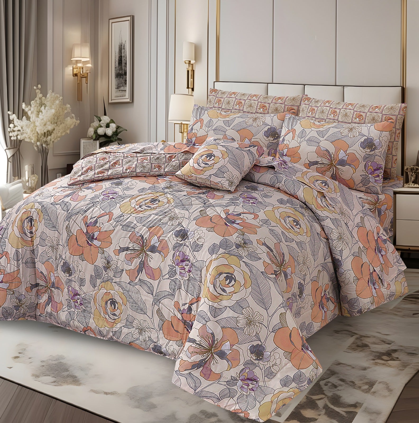 7 PCS COMFORTER SET