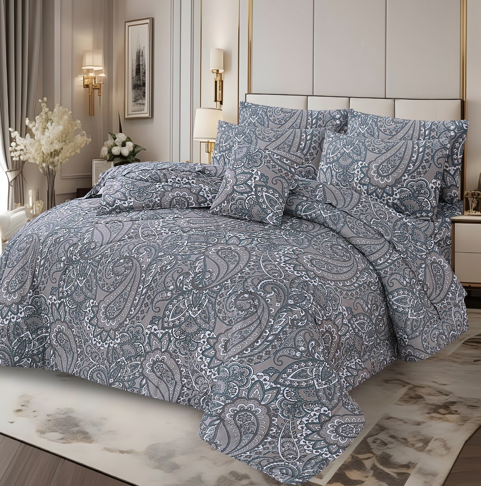 7 PCS COMFORTER SET