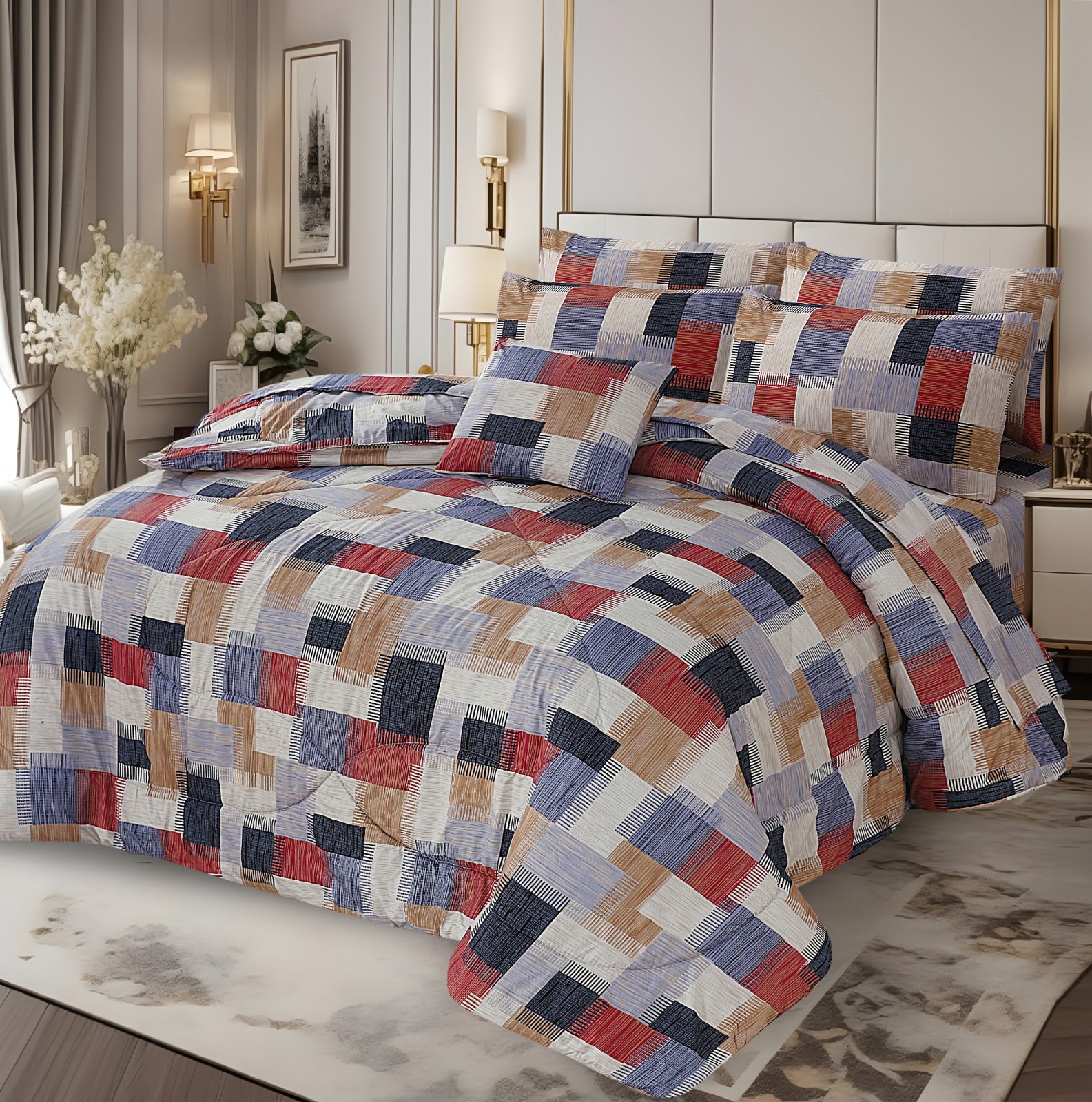 7 PCS COMFORTER SET