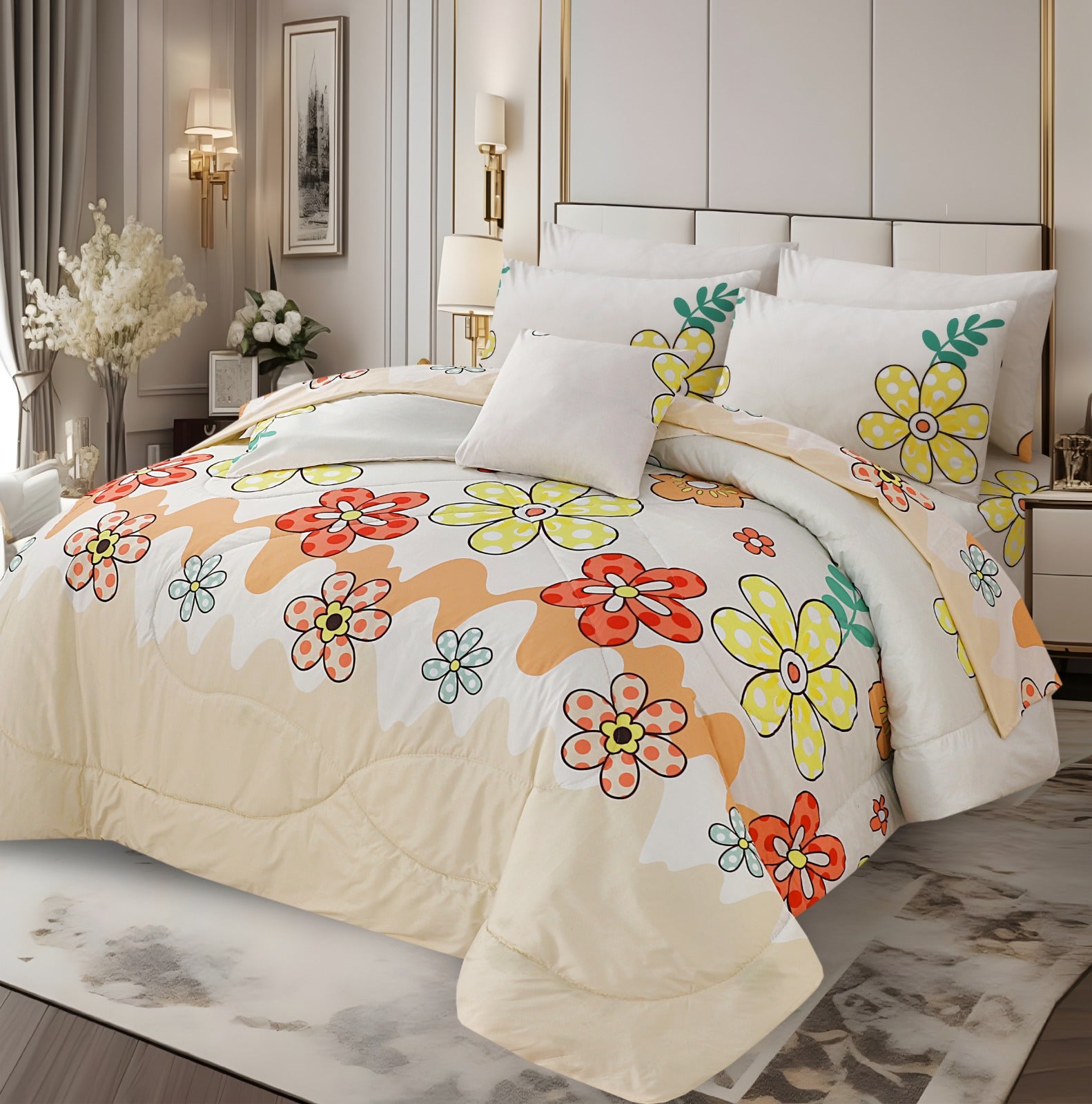 7 PCS COMFORTER SET