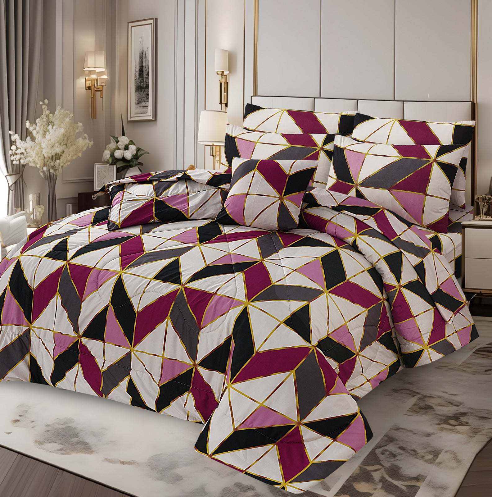 7 PCS COMFORTER SET