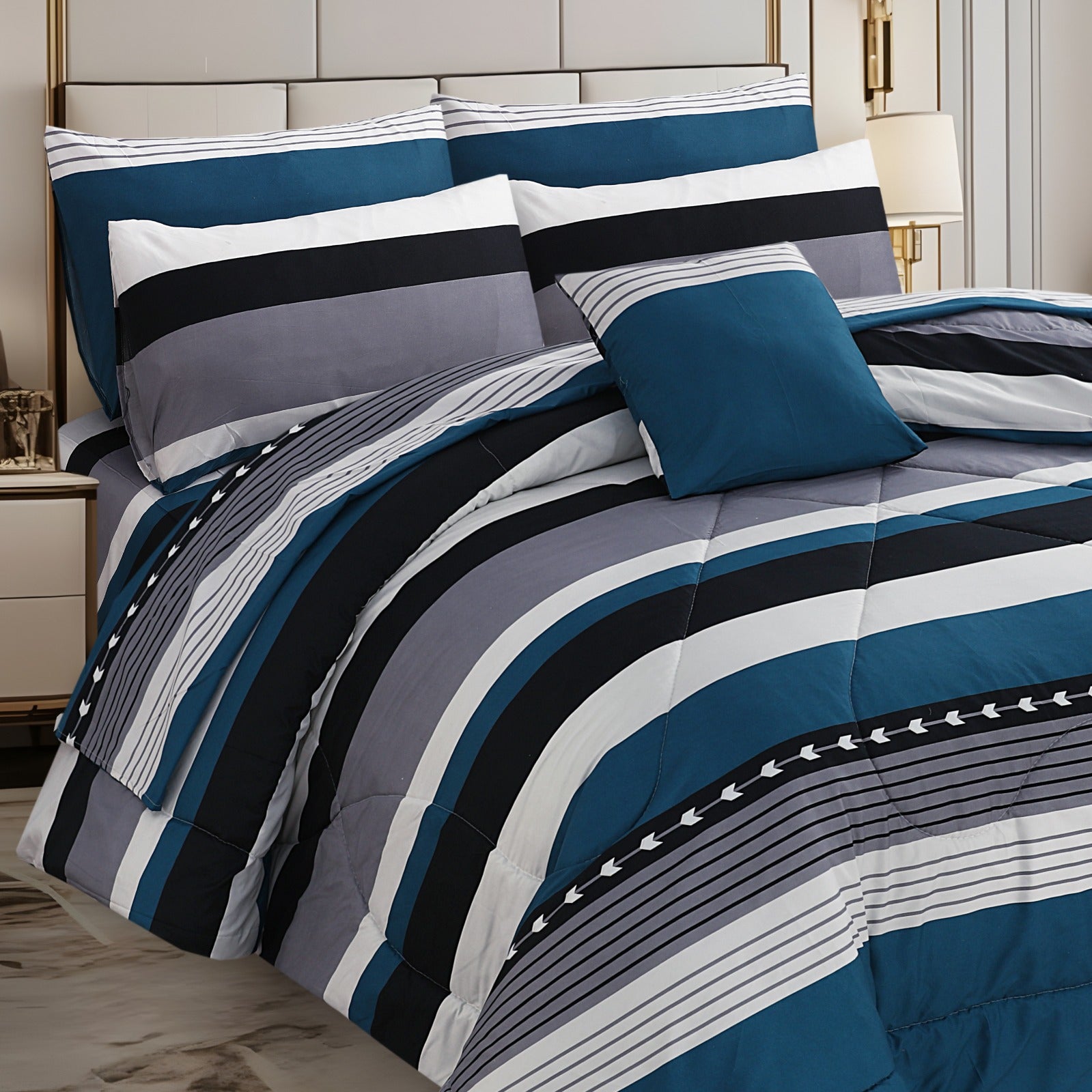 7 PCS COMFORTER SET