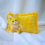 Soft Plush Teddy Baby Pillow Cushion Cover – 10×16 Inches | Cute Kids Room Décor Pillow