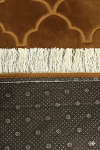 Cloud-Comfort 1.2cm Thick Prayer Mat Velvet Stuff (Brown)